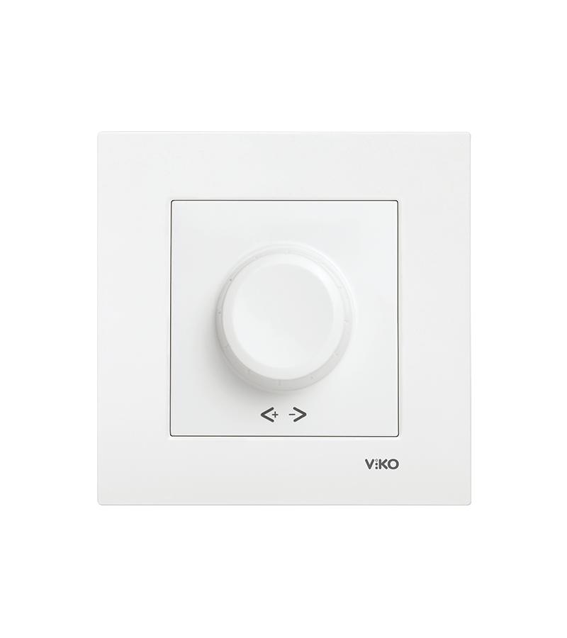 გადამრთველი VIKO KARRE დიმერი 600W თეთრი
