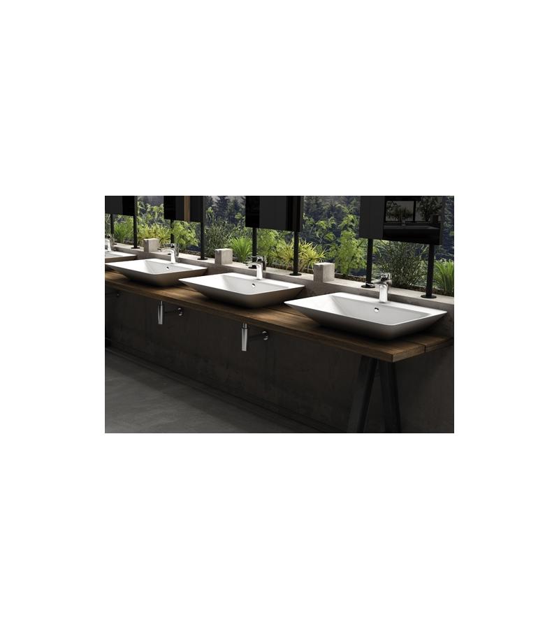 ხელსაბანი  60-სმ   TOP COUNTER   #3061-101 ფერი : Glossy White  მწ. LUCCO