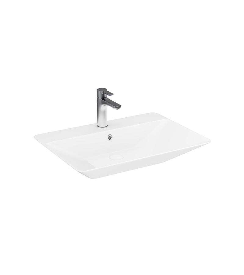 ხელსაბანი  65-სმ   TOP COUNTER   #3066-101 ფერი : Glossy White  მწ. LUCCO