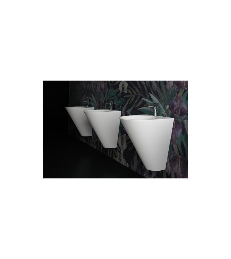 ხელსაბანი მონობლოკი  GARCIA  #100501-101 ფერი : Glossy White  მწ. LUCCO