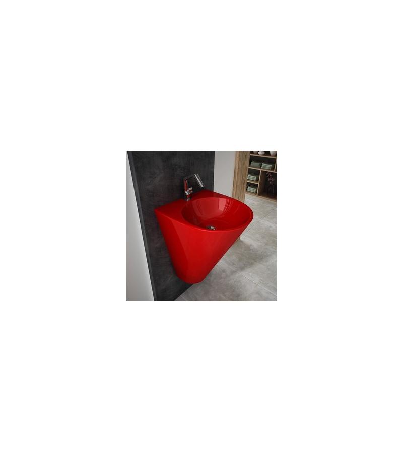 ხელსაბანი მონობლოკი  GARCIA  #100501-105 ფერი : Glossy Red  მწ. LUCCO