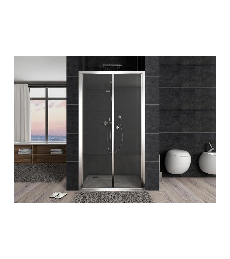 საშხაპე მინის კომპლექტი  #ACORDION  120სმ  H:180 მწარ.Aquanil