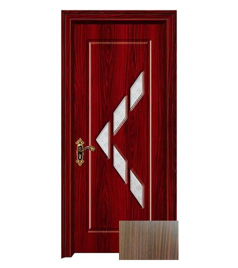 Door with glass KM-138 size 215*80*4 color Walnut (7-5)