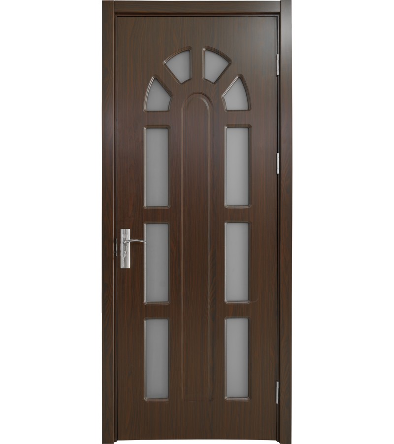 Door with glass KM-709 size 215*80*4 color Walnut (7-5)