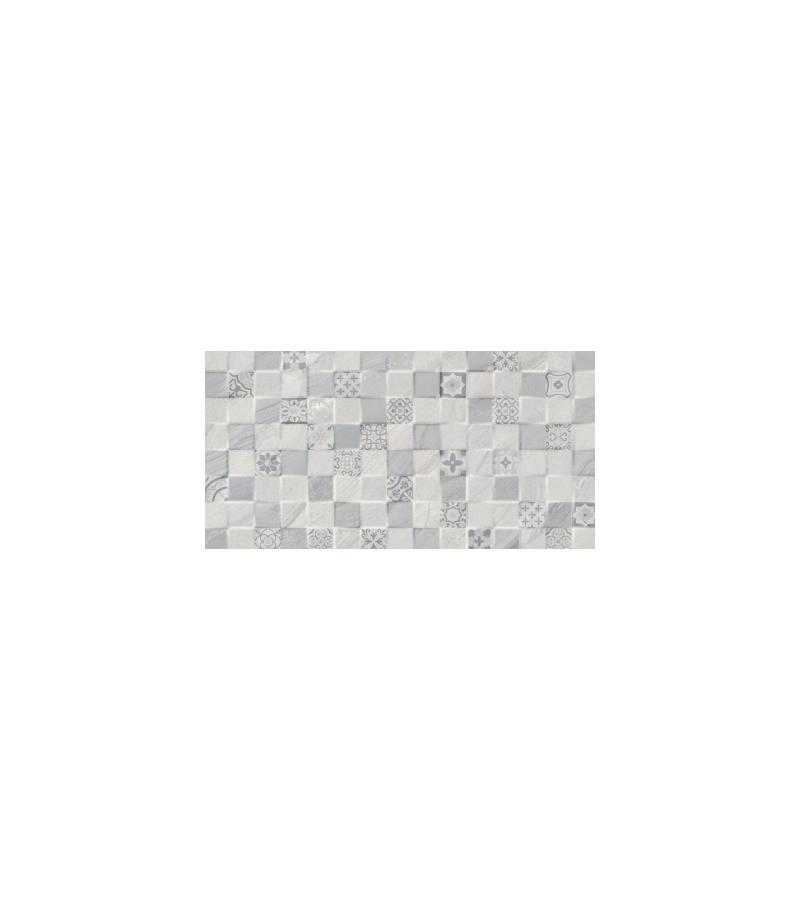 კერამ. ფილა  ”QUINA  KUBIC  GRIS  BRILLO”  31.6X60   Halcon Cer. A.S.