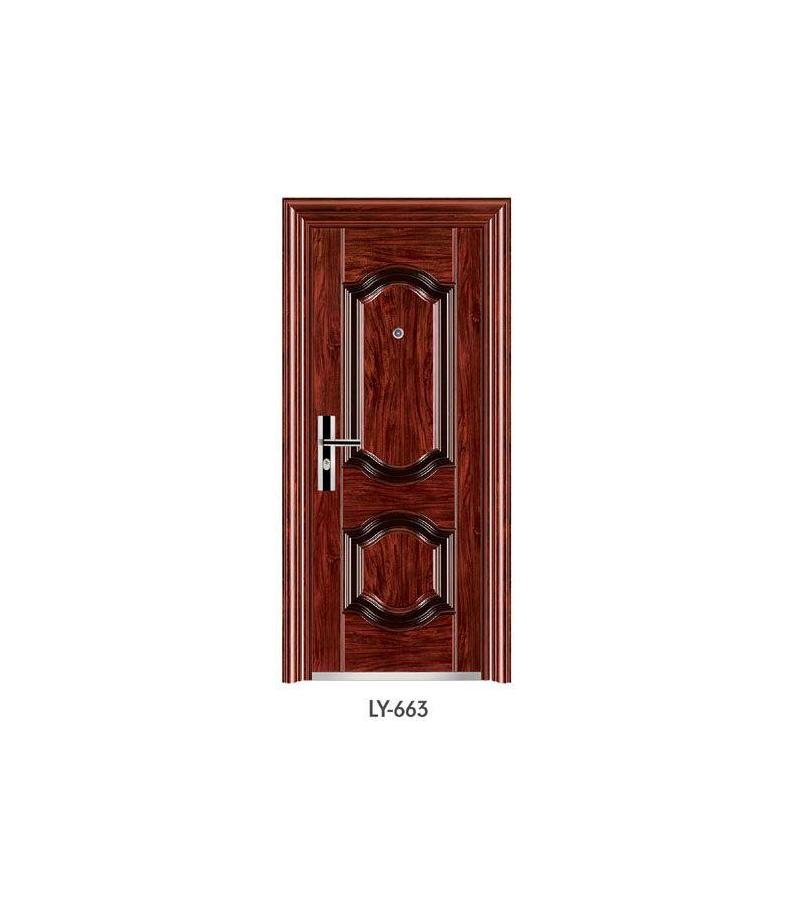Metal door LY-663 0.5/1.0mm size 2200*880*50mm external opening, left (L)