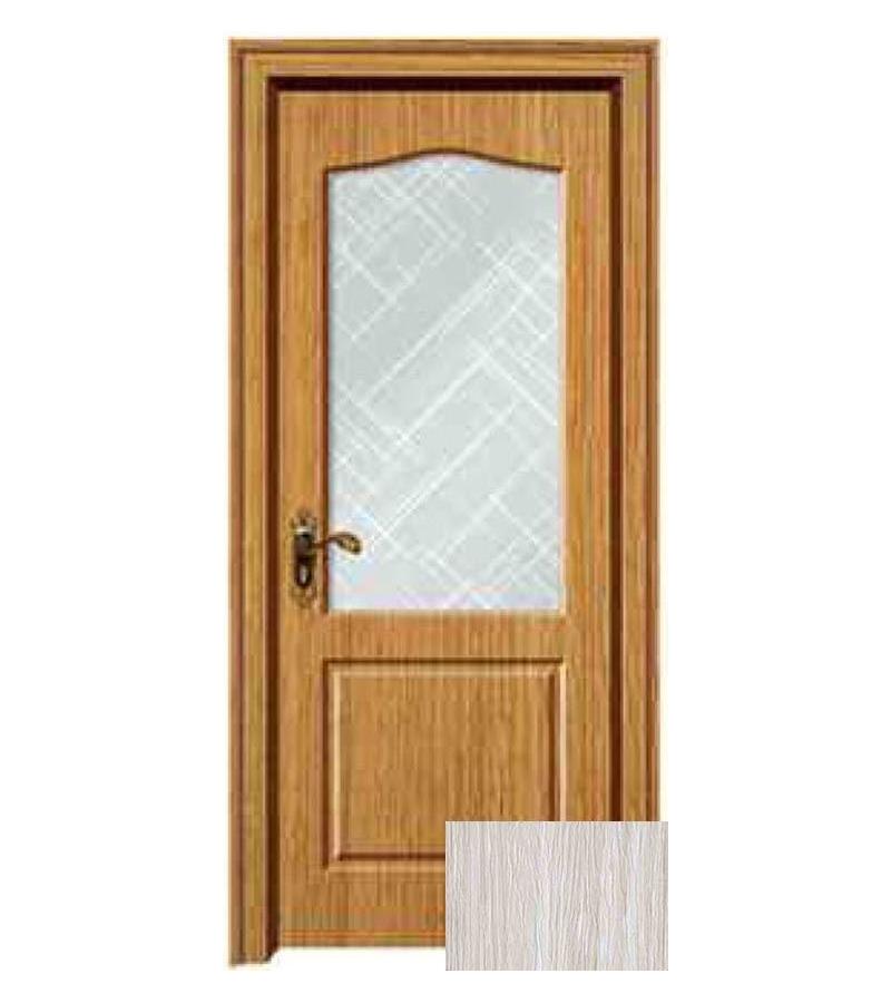 კარი მინით  KM-125 ზომა  215*80*4 ფერი  OAK 2#  (KCN-10)