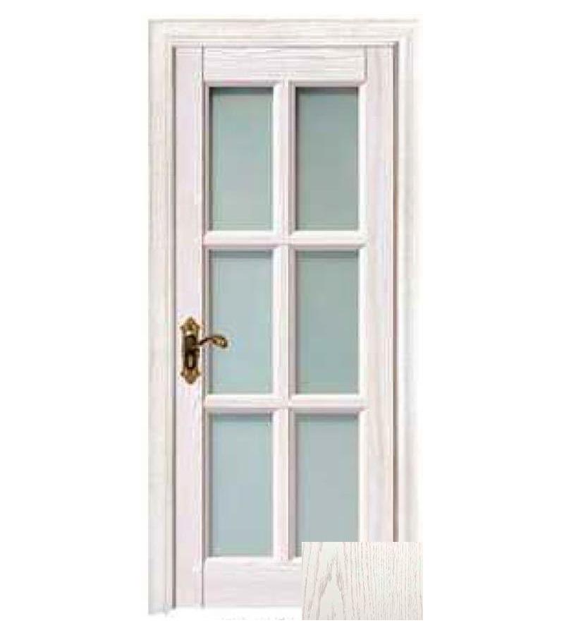 კარი მინით  KMC-041  ზომა  215*80*4 ფერი  White Oak  (KC-002)