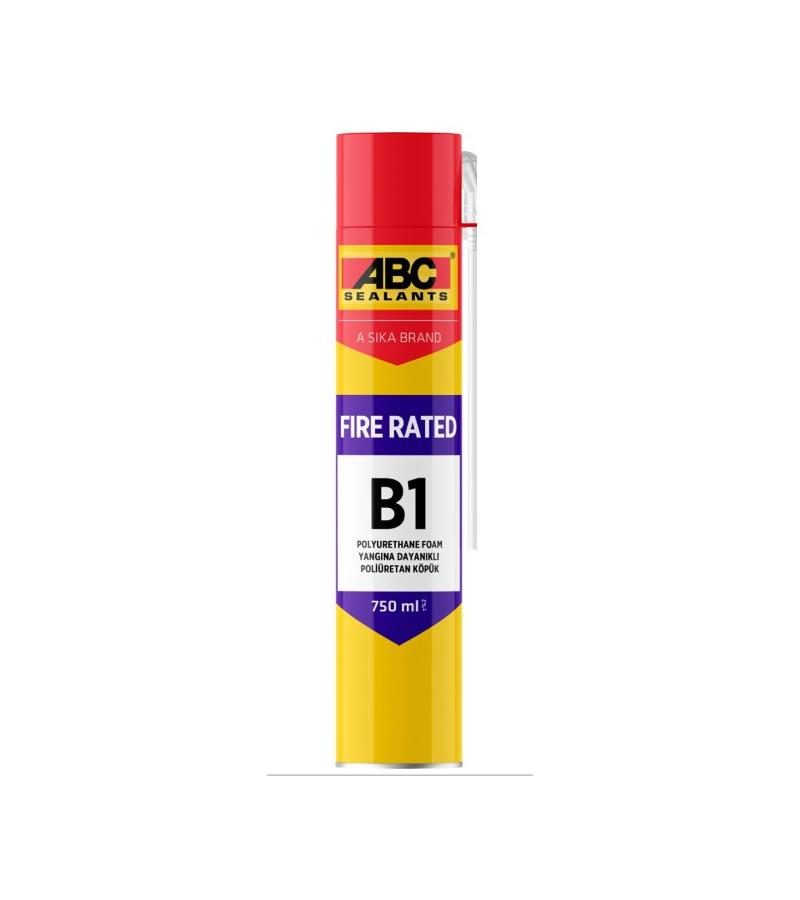 ABC B1 FOAM სამშენებლო ქაფი ცეცხლგამძლე პისტოლეტისთვის  750გრ.    ABC SEALANTS
