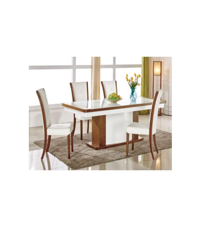 table white comp. with 6 chairs 96867DTL2010BR / L2000 x W1000 x H750