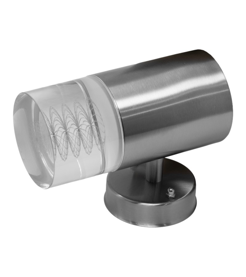 Outdoor lighting LED wall LO-29 nickel