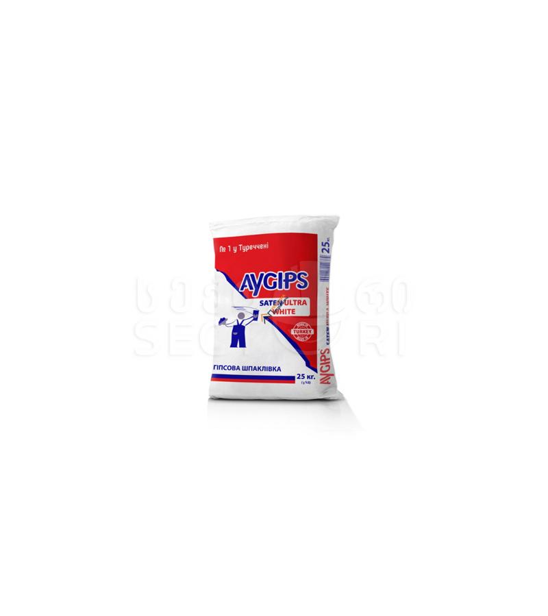 ბათქაში სამშენებლო  AYGIPS  Saten Ultra White  25კგ