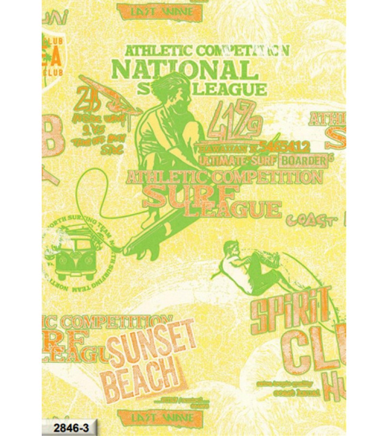 Wallpaper on the basis of vinyl flizelin # 2847-3 Impuls 1.06*10 mt. Erismann