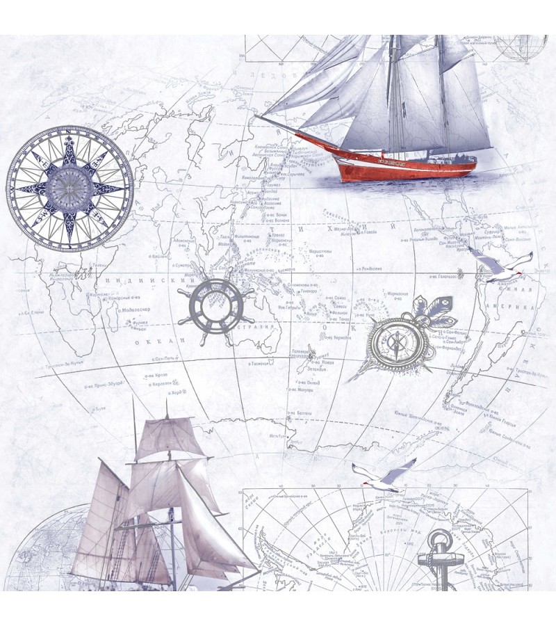 Wallpaper on the basis of vinyl flizelin # 2904-6 City 1.06*10 mt. Erismann