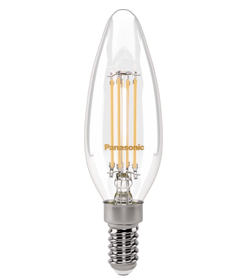 ნათურა  LED  E14 C CG ფერი.  2700K   2.2 W   #LDCCH02LH1EC    მწარ. Panasonic