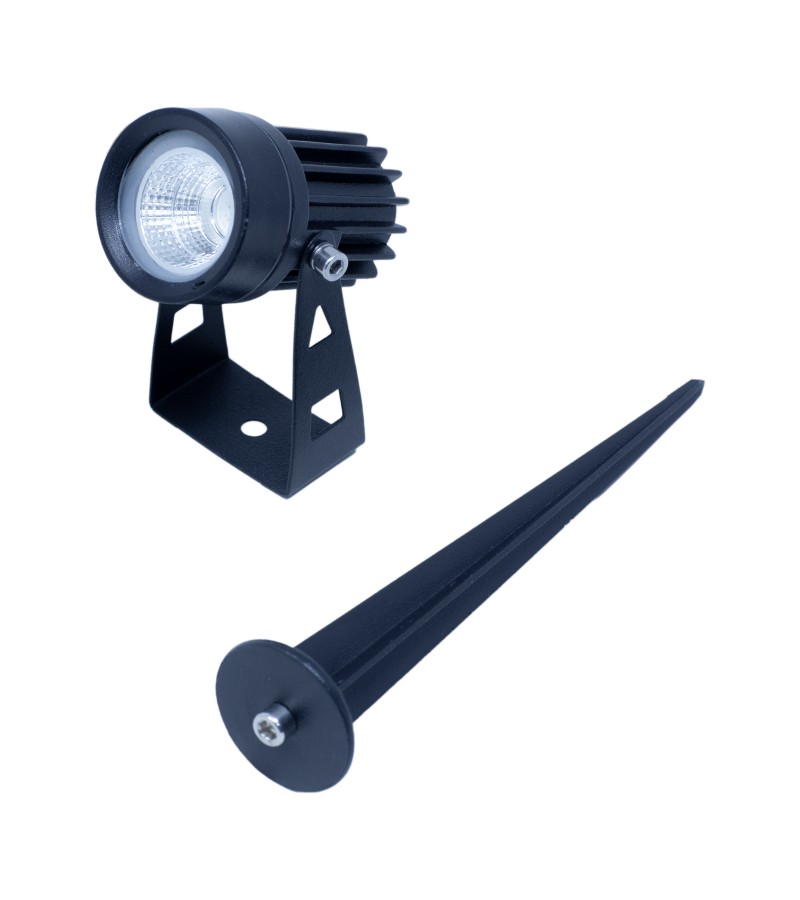 Outdoor lighting LED yard LO-86 black 3W COB