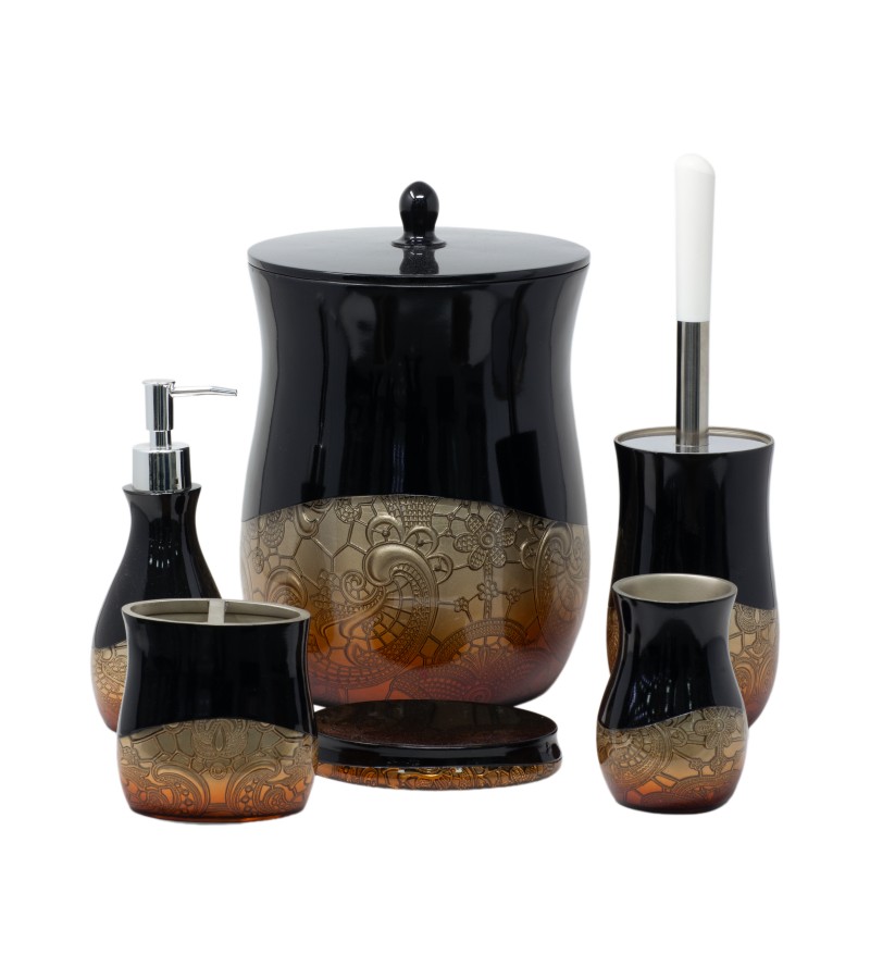 Bathroom set # DD-12 Polyresin (6 pieces)