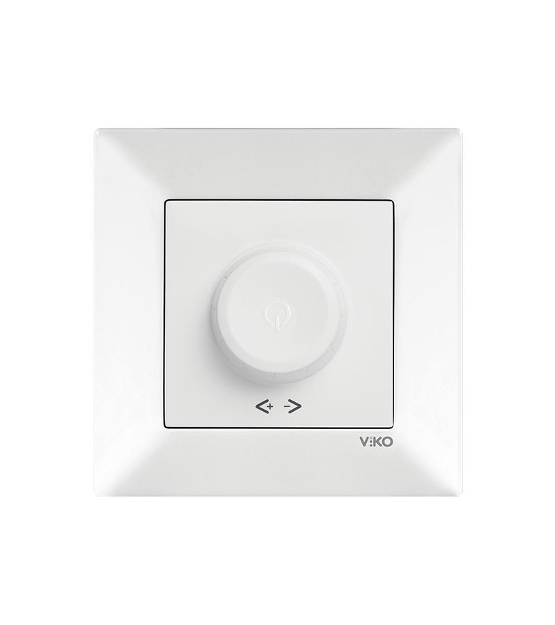გადამრთველი VIKO MERIDIAN თეთრი დიმერი 600W