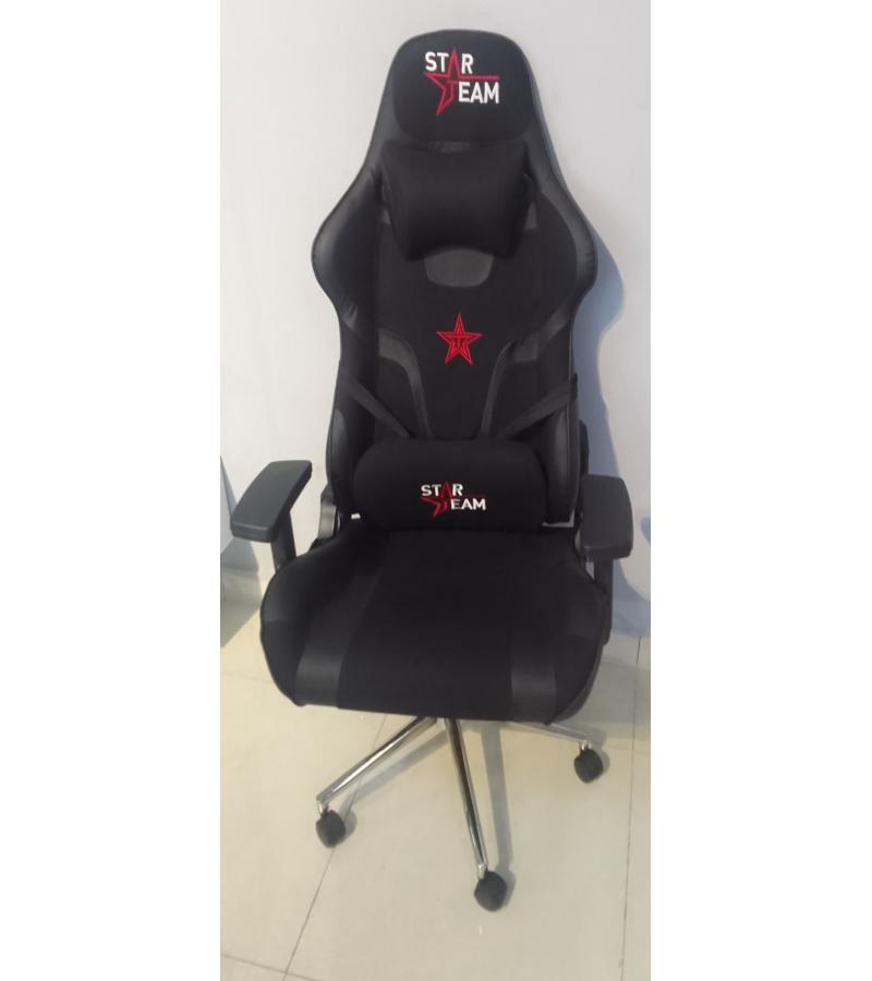 საოფისე სკამი  STAR TEAM  ფერი. SIYAH  წარწერით    მწარ. ColorES