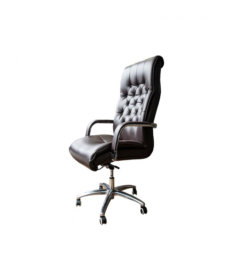 Office chair leather black C277H