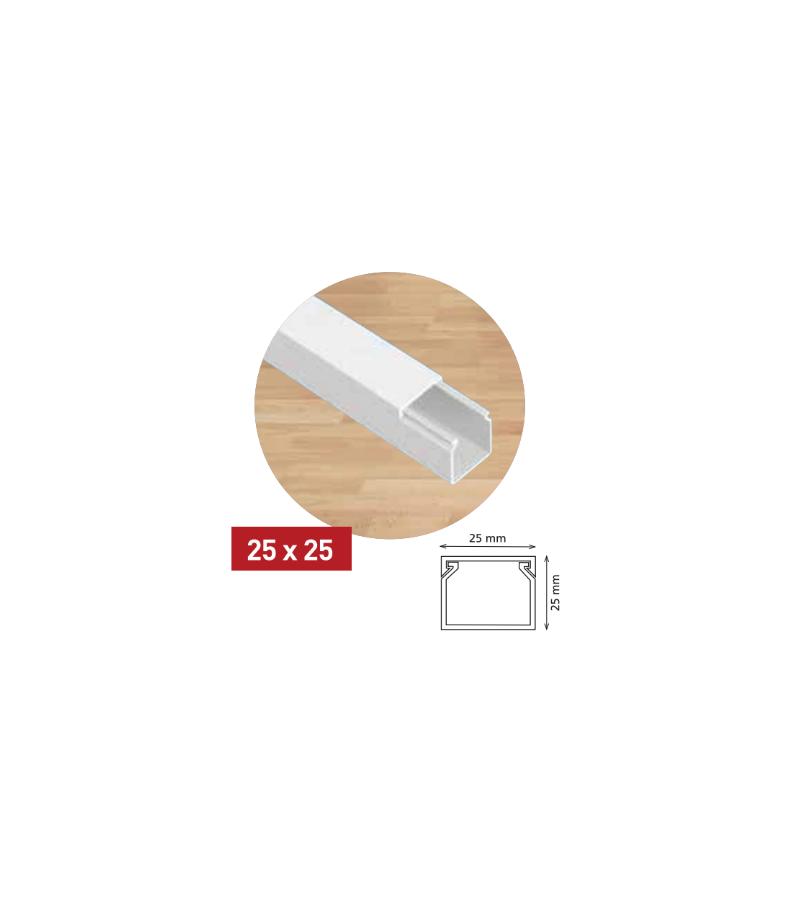 ელ. სადენის ღარი 25*25