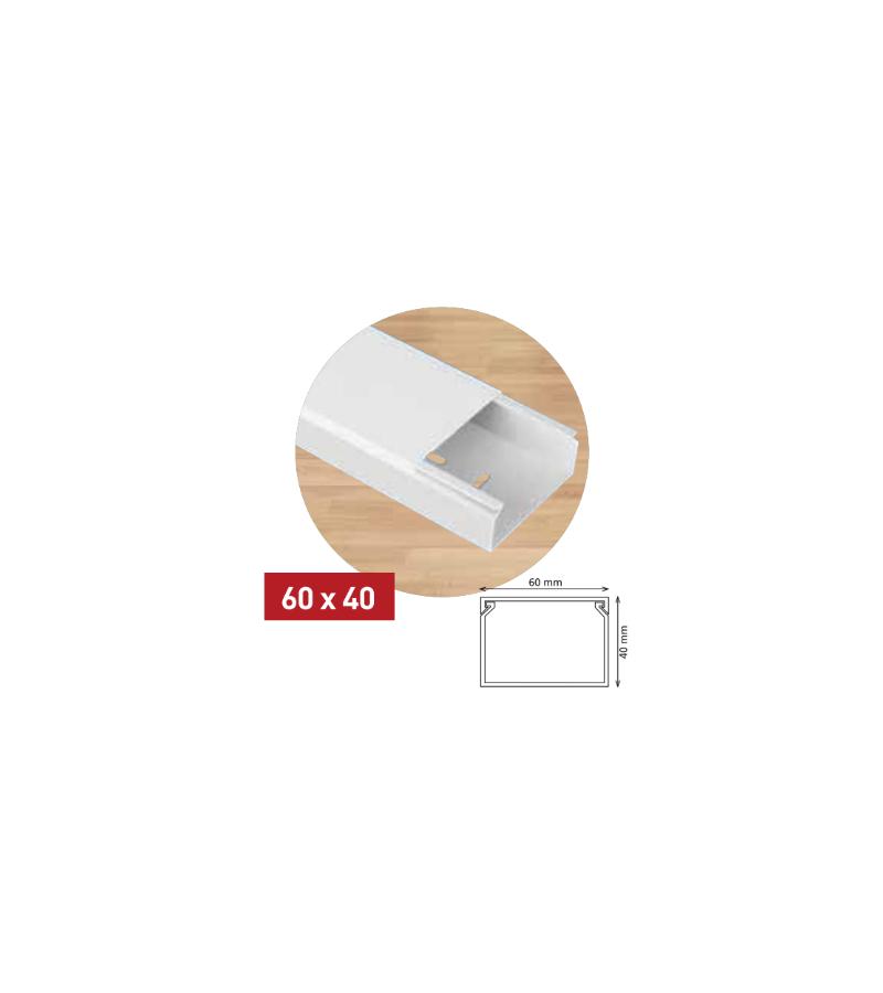 ელ. სადენის ღარი 60*40.