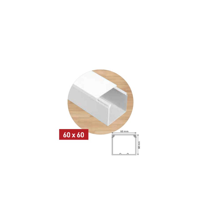 ელ. სადენის ღარი 60*60