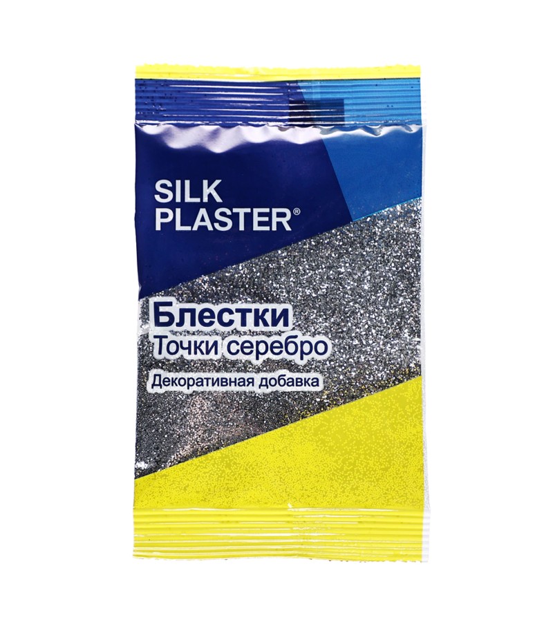 პიგმენტი თხევადი შპალიერისთვის  10გრ  SILVER  მწარ.  Silk Plaster
