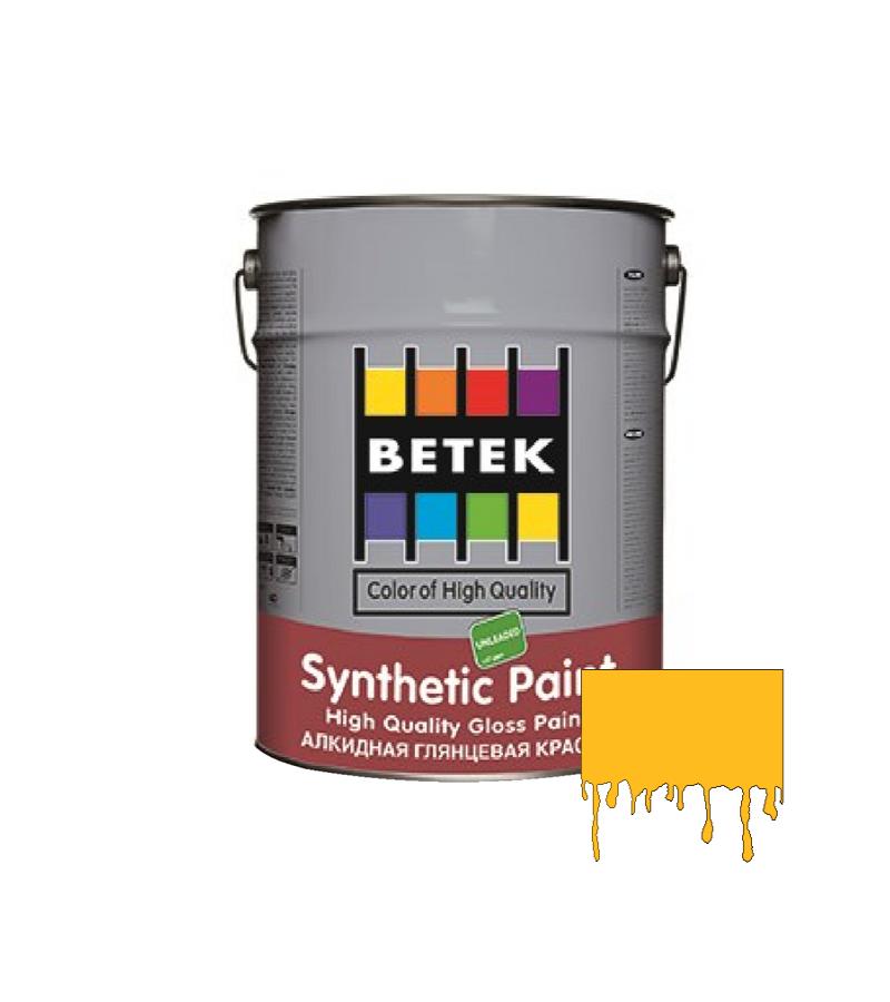 საღებავი Betek Synth. Paint 2.5ლტ #09 Sunflow