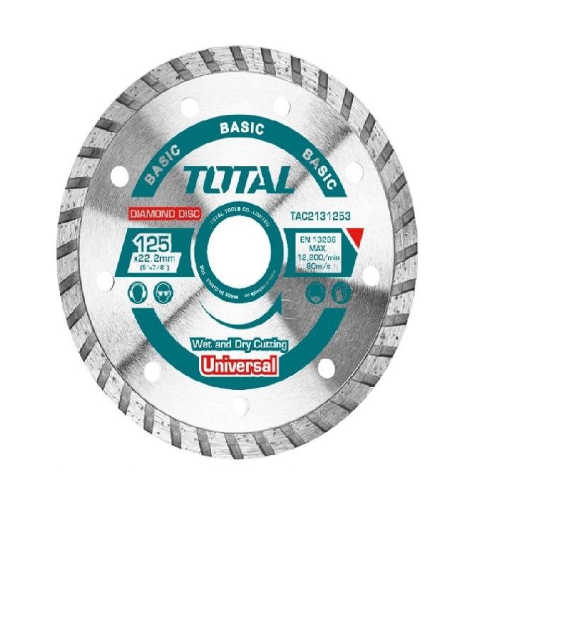 ფილების საჭრელი ქვა  (TURBO)  125*22 მმ   #TAC2131253   TOTAL