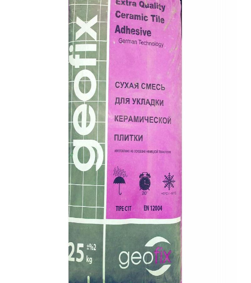 ფისოვანი ცემენტი 25კგ  GEOFIX  (ყინვაგამძლე)