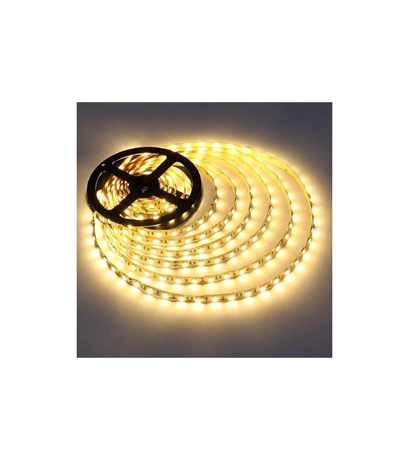 ლენტური განათება  LXZM-4  (5730*120LED*0.3W)  1ჩიპით 8მმ  ყვითელი