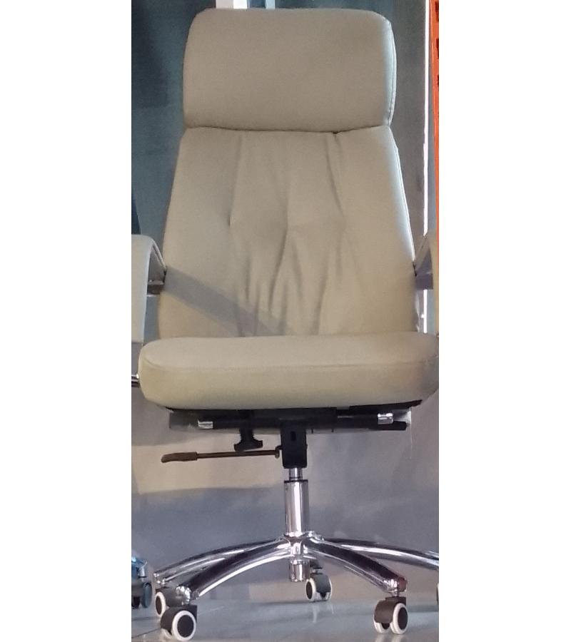 Белый кожаный офисный стул C6089H