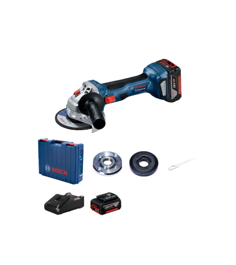 E-radial with element GWS 180-LII #06019H9020 black. BOSCH