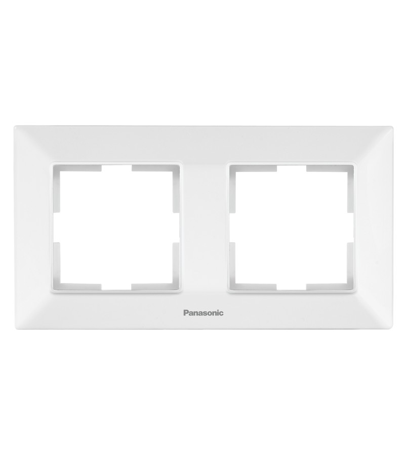 ჩამრთველ-როზეტის კანტი  PANASONIC ARKEDIA SLIM  2-ნი   თეთრი 