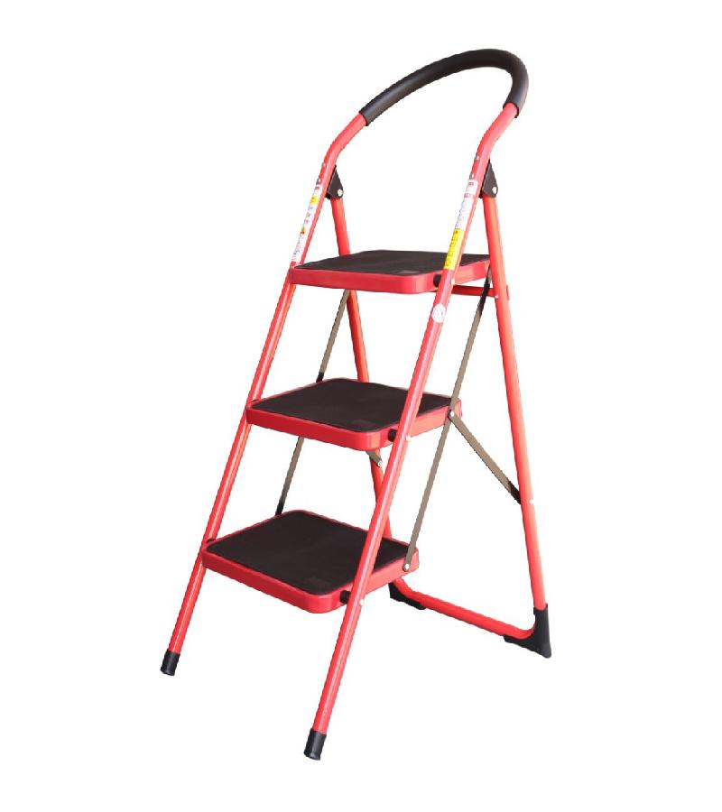 Ladder red reinforced WG604-3С 3 steps DELTA