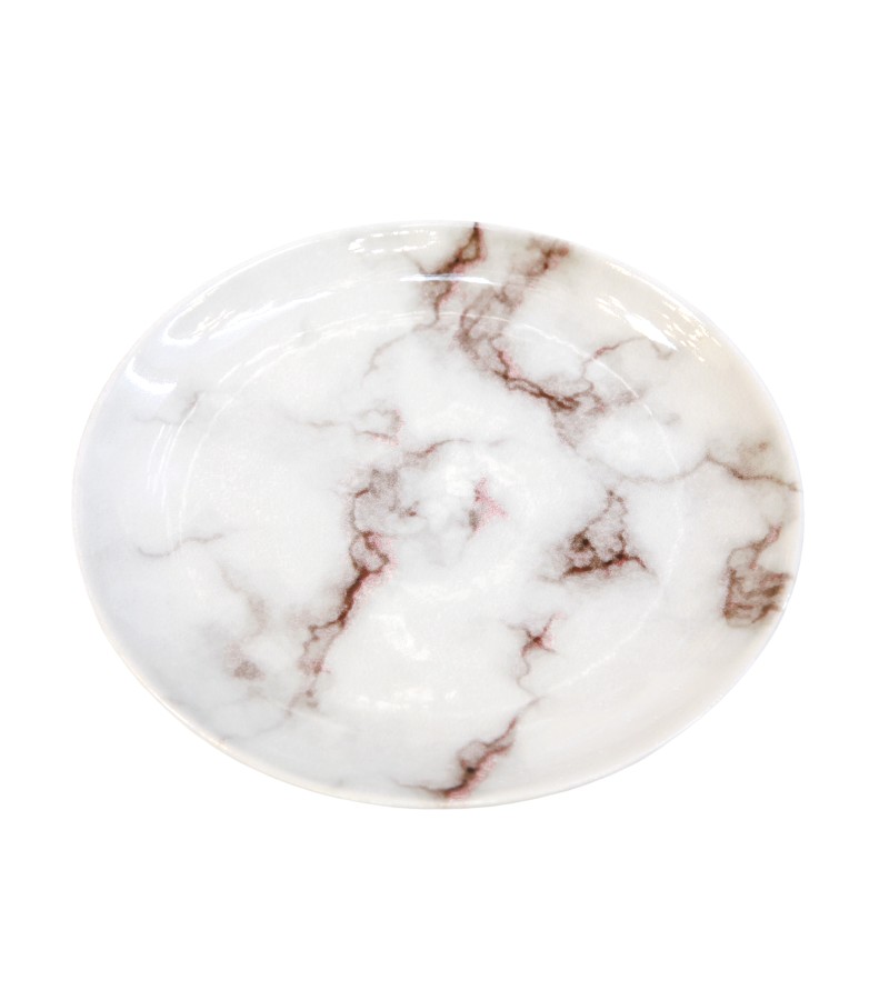 Porcelain plate MARBLE MURDUM 21 cm HR21DU907R15 bitter. PASHA HOME