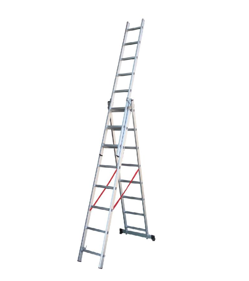 Extension ladder #WG606-6 6*3 steps 3.28/1.62/1.5 meters DELTA