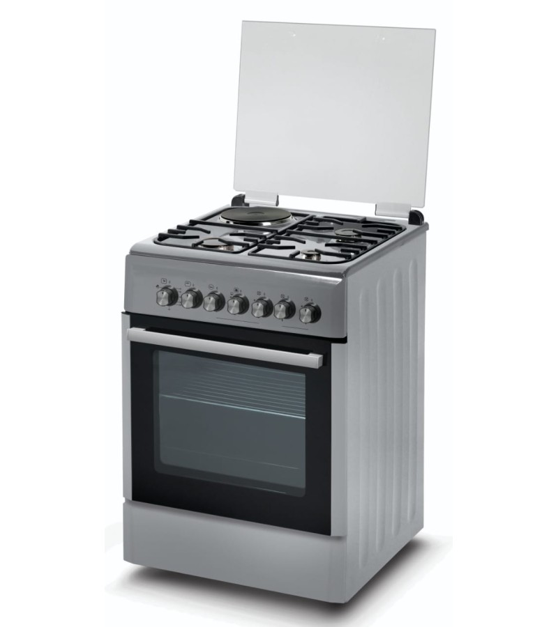 Gas stove 60-SF31 with 4 ovens, white and bitter. LUXELL