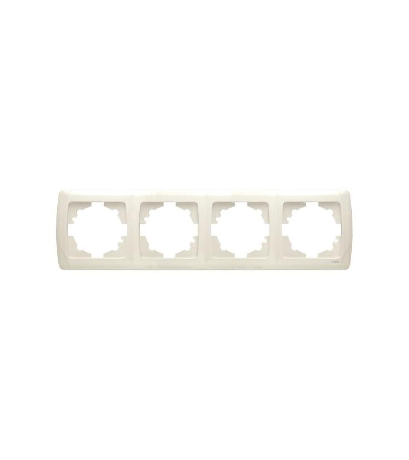 Switch-rosette edge VIKO CARMEN 4 cream
