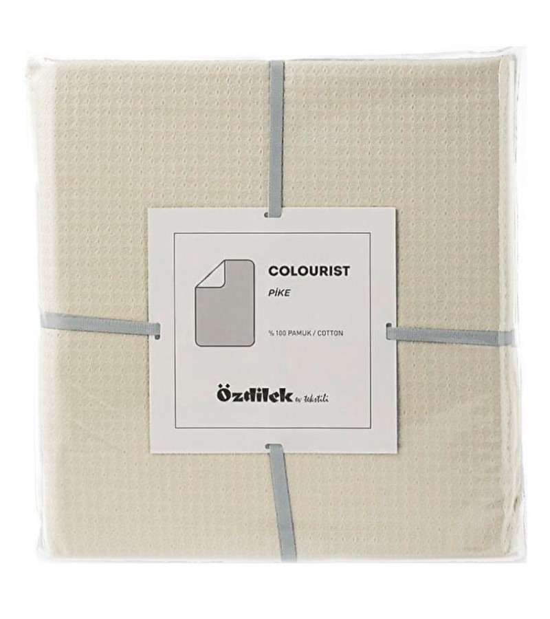 Thin bed cover PIKE color. CREAM Bitter. OZDILEK
