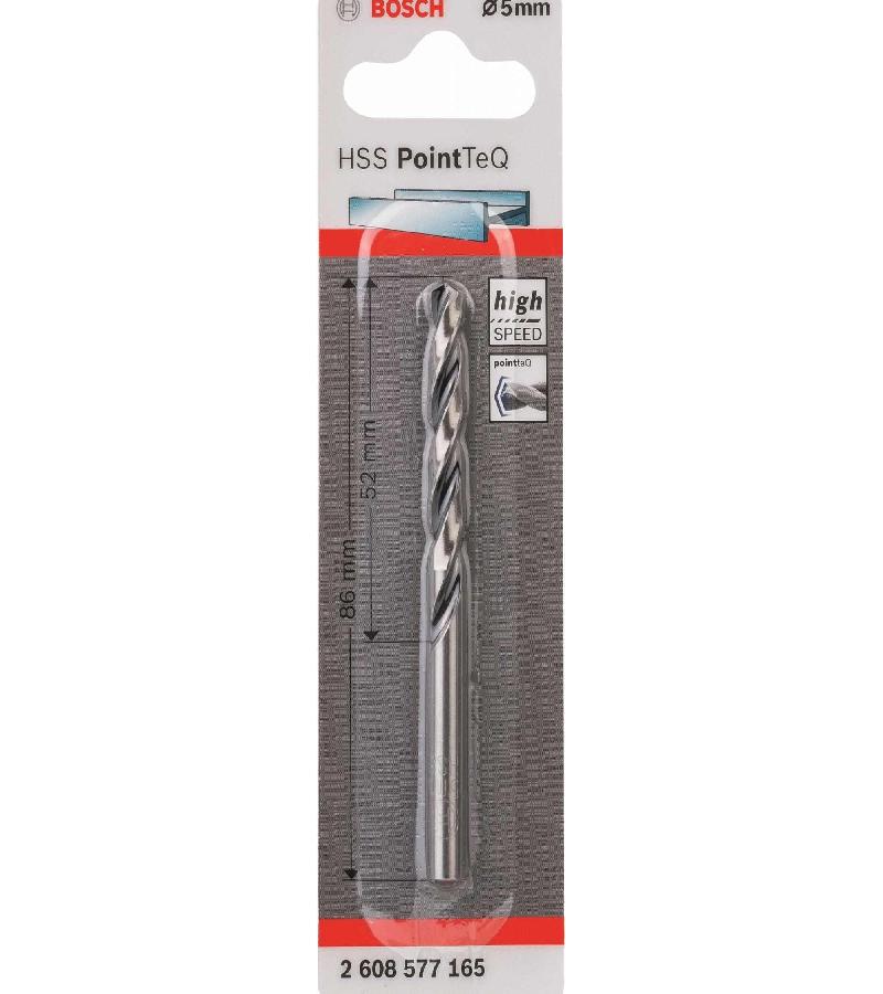 რკინის ბურღი  5.0mm  #2608577165    მწარ. BOSCH