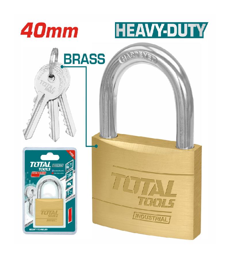 Padlock brass 40mm #TLK32402 TOTAL