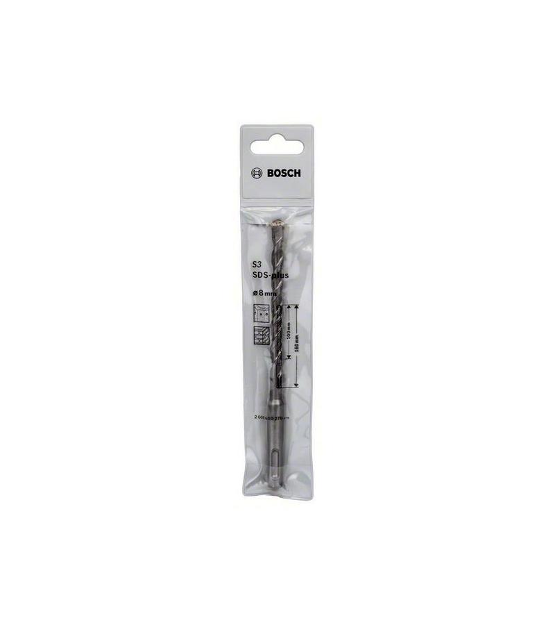 რკინის ბურღი პერფორატორის  8x100x160mm  #2608680270    მწარ. BOSCH
