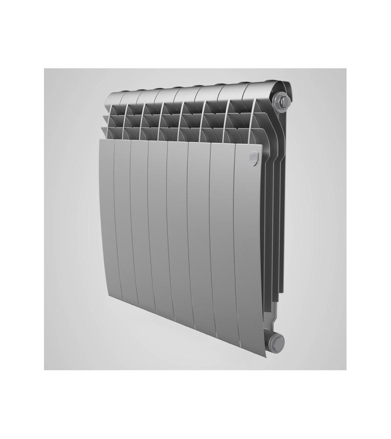 ალუმინის სექ.რადიატორი  BILINER 500 / SILVER SATIN  მწარ.  Royal Thermo
