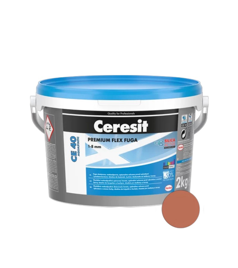 ფუგაceresit CE-40 2კგ წყალმდეგი (აგურისფერი)