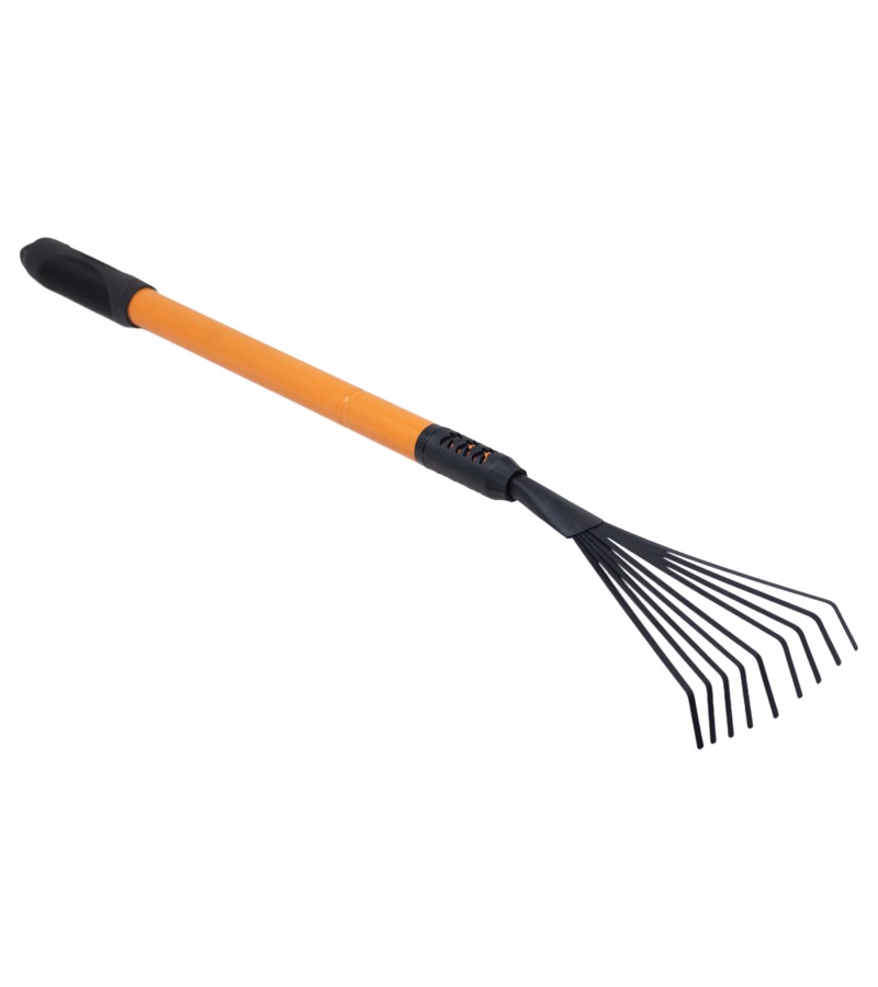 Garden tool - rake with large wooden handle #CR-11
