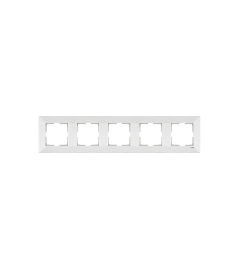 Switch-rosette edge VIKO MERIDIAN 5 white