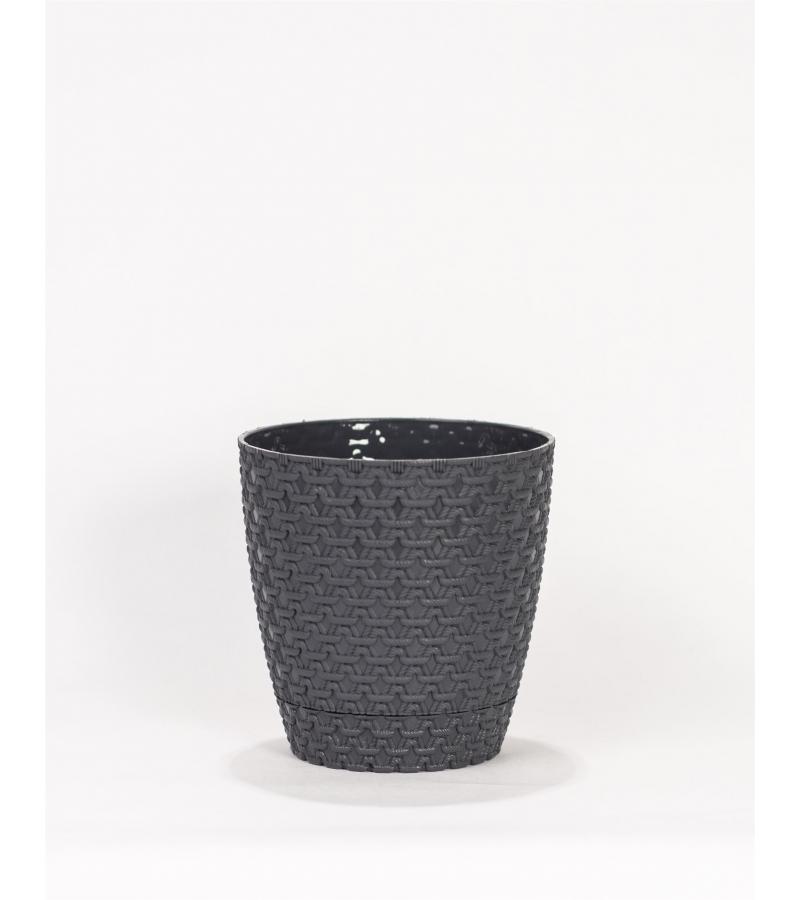ქოთანი პლასტმასის  447 KNIT POT NO:2  1.6ლ   Elif Plastic