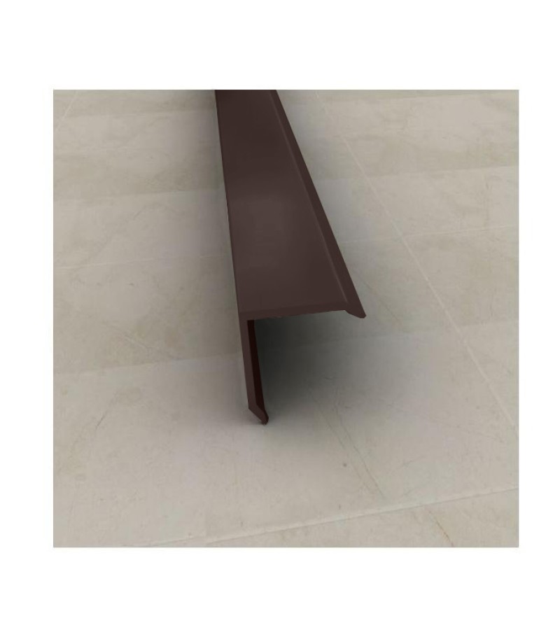 ალუმინის კუთხე  SMT-1121  25მმ  2,7მ  ფერი. WENGE   მწარ.  SAMET 